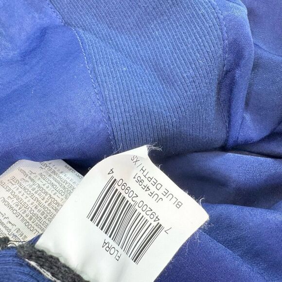 BCBGMaxazria Flora Jacket Womens XS Blue Cascade Collar Full Zip Blazer New - Picture 7 of 10